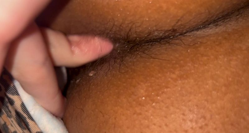 Fingering my hot wife’s ass