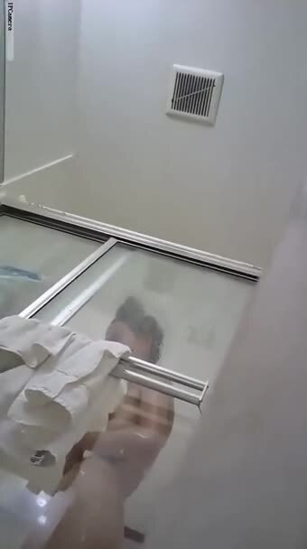 Myra, 24 Year old taking a shower