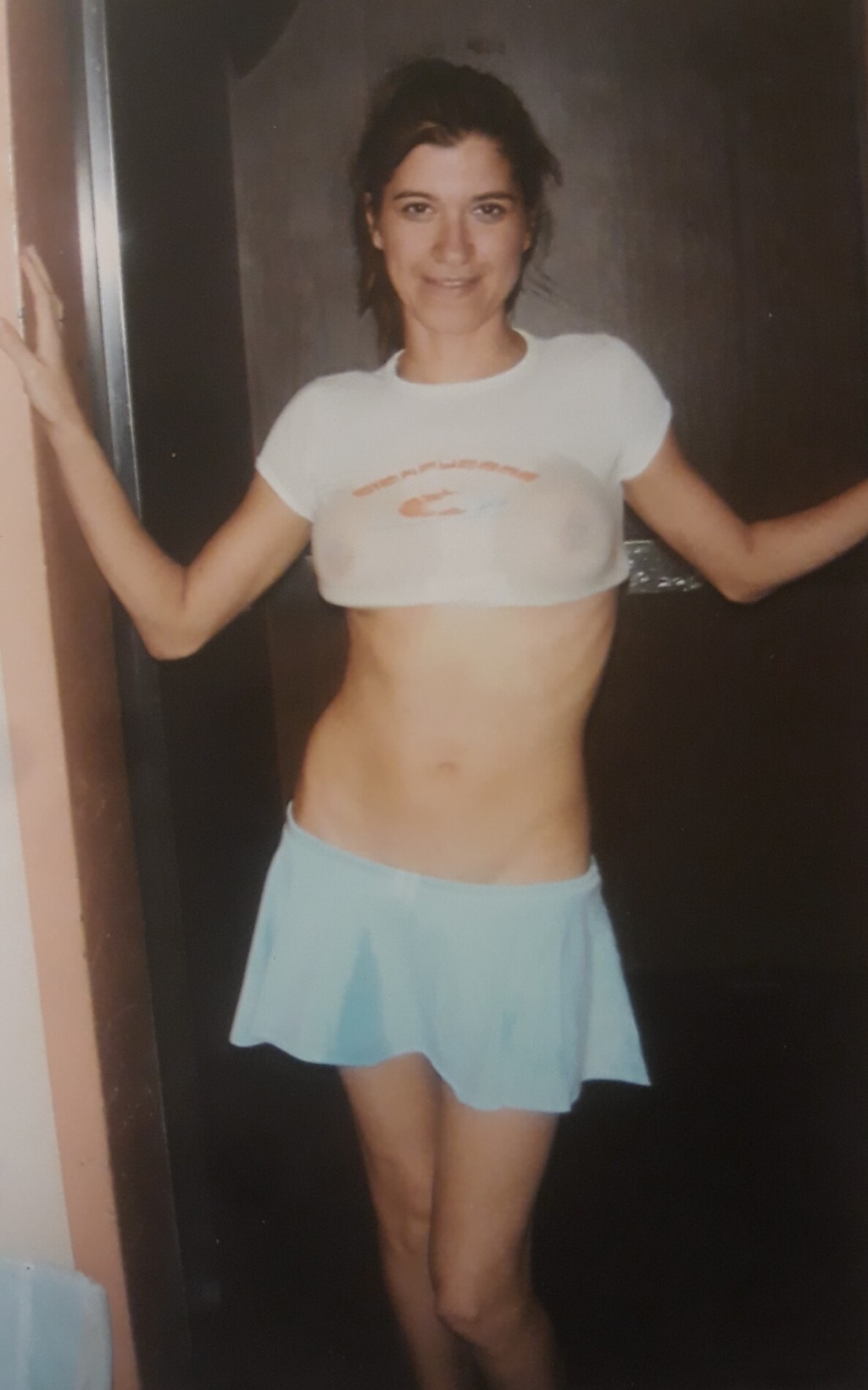 My wife flashing
