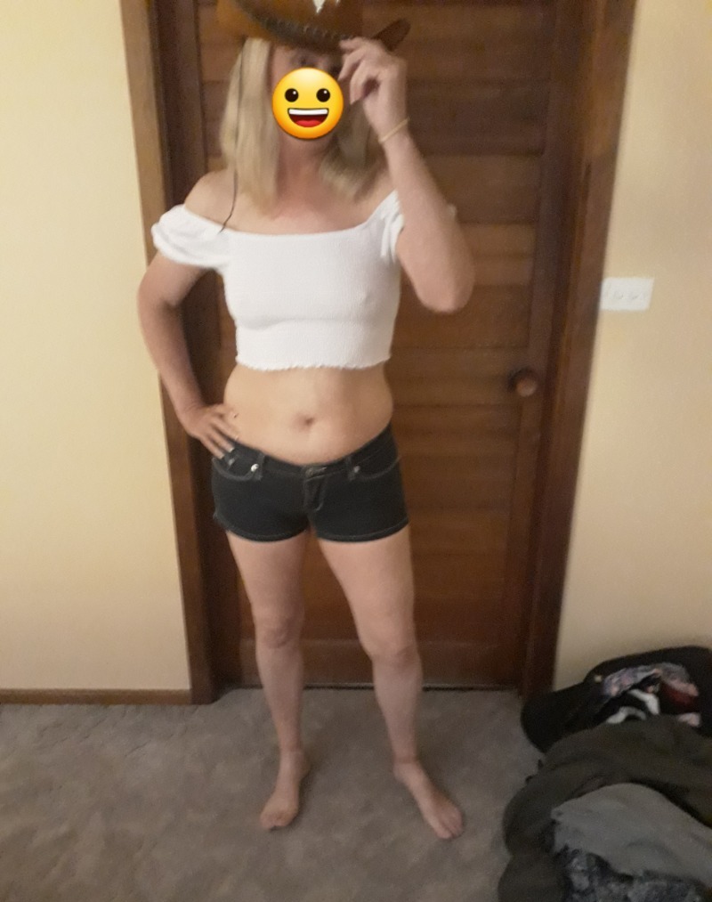Cowgirl posing